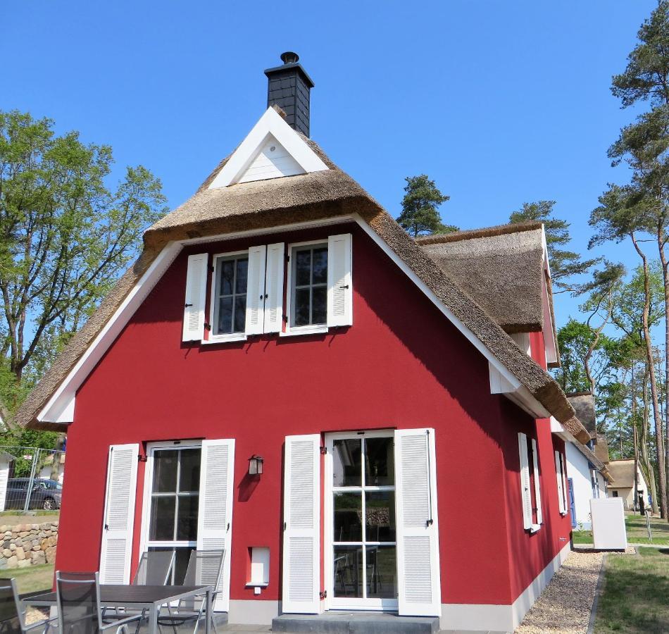 Reetdachhaus Am Haff Mit Sauna, Terrasse, Wlan Zirchow Екстериор снимка
