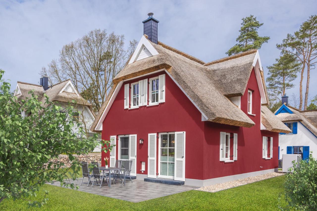 Reetdachhaus Am Haff Mit Sauna, Terrasse, Wlan Zirchow Екстериор снимка